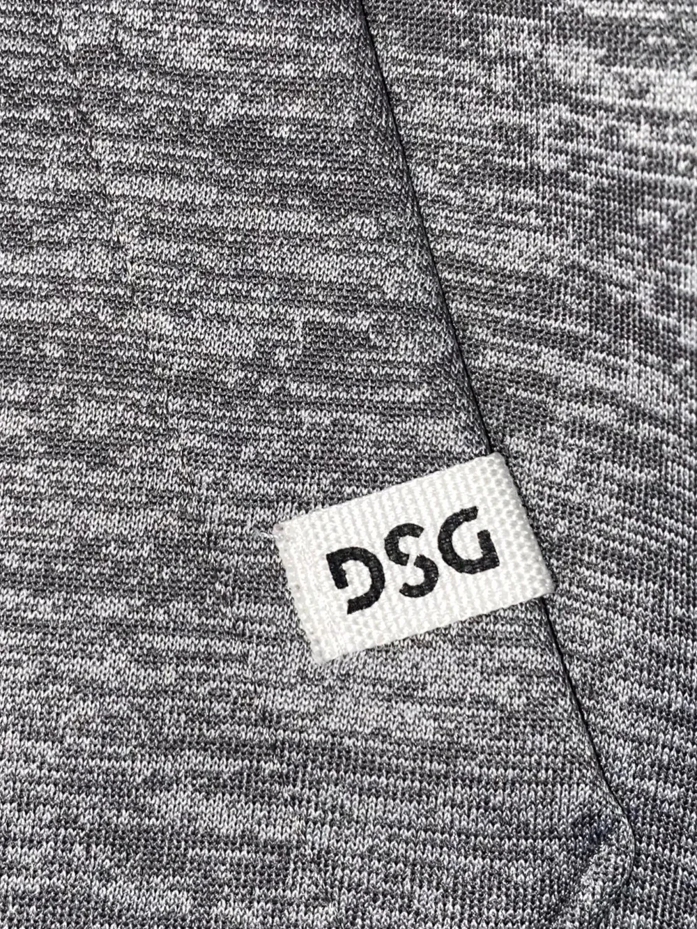 DSG Color Block Quarter Front Zip Hoodie in Heather Gray and Black Size XL